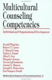 Multicultural counseling competencies : individual and organizational development