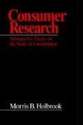 Consumer research : introspective essays on the study of consumption