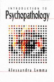 Cover of: Introduction to psychopathology
