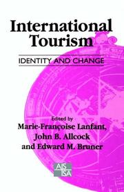 Cover of: International Tourism by 