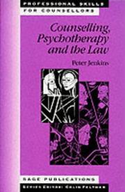 Counselling, psychotherapy and the law