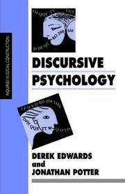 Cover of: Discursive Psychology (Inquiries in Social Construction series)