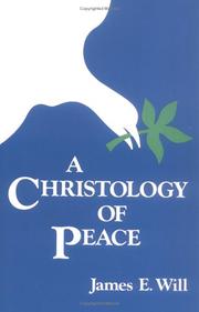 Cover of: A Christology of peace