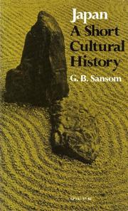 Cover of: Japan: a short cultural history