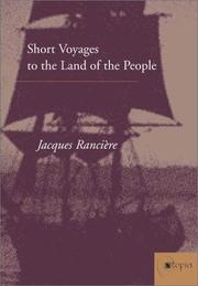 Cover of: Short Voyages to the Land of the People (Atopia: Philosophy, Political Theory, Ae)