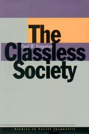 Cover of: The Classless Society (Studies in Social Inequality)