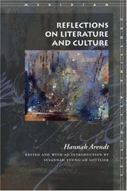Cover of: Reflections on Literature and Culture (Meridian: Crossing Aesthetics)