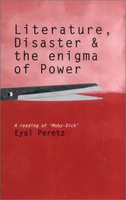 Literature, Disaster, and the Enigma of Power by Eyal Peretz