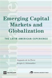 Emerging capital markets and globalization : : the Latin American experience