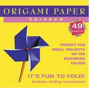 Cover of: Origami Paper Rainbow