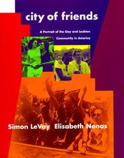Cover of: City of Friends by Simon LeVay, Elizabeth Nonas