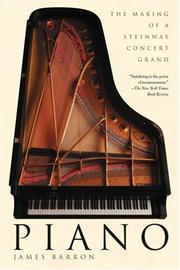 Cover of: Piano: The Making of a Steinway Concert Grand
