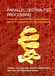 Cover of: Parallel Distributed Processing, Vol. 2: Psychological and Biological Models
