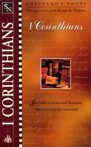 Cover of: 1 Corinthians.