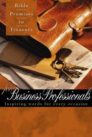 Cover of: Bible promises to treasure for business professionals
