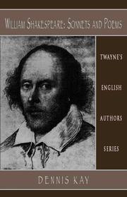 William Shakespeare : sonnets and poems