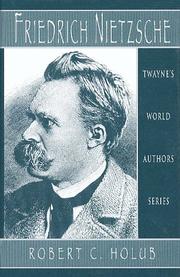 Cover of: Friedrich Nietzsche by Robert C. Holub