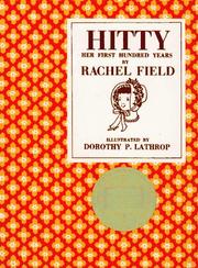 Cover of: Hitty, her first hundred years by Rachel Field