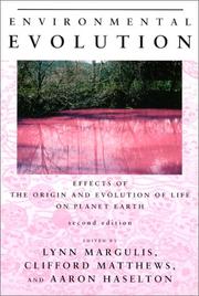 Cover of: Environmental Evolution - 2nd Edition: Effects of the Origin and Evolution of Life on Planet Earth