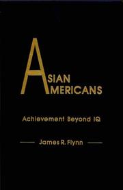 Cover of: Asian Americans: achievement beyond IQ