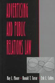 Cover of: Advertising and public relations law