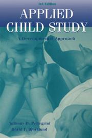 Applied child study : a developmental approach