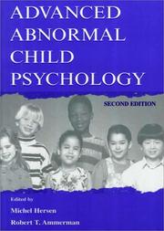 Advanced abnormal child psychology