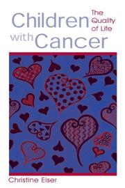 Cover of: Children With Cancer: The Quality of Life