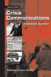 Cover of: Crisis communications by Kathleen Fearn-Banks