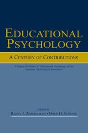 Educational psychology : a century of contributions