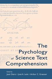 The psychology of science text comprehension