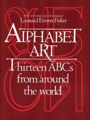 Cover of: Alphabet art