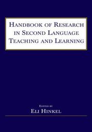 Cover of: Handbook of research in second language teaching and learning