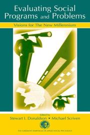 Evaluating social programs and problems : visions for the new millennium