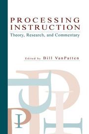 Processing instruction : theory, research, and commentary