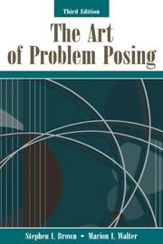 Cover of: The Art of Problem Posing