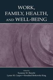 Work, family, health, and well-being