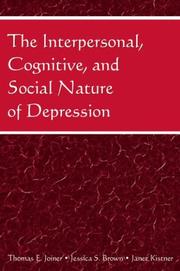 The interpersonal, cognitive, and social nature of depression