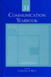 Cover of: Communication Yearbook 31 (Communication Yearbook)