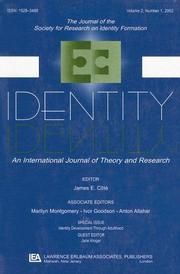 Cover of: Identity Development Through Adulthood: A Special Issue of Identity