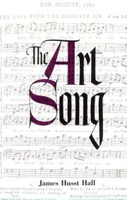 Cover of: The art song