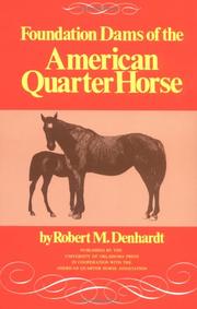 Cover of: Foundation Dams of the American Quarter Horse