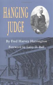 Cover of: Hanging judge by Fred Harvey Harrington