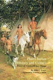 Cover of: Plains Indian History and Culture: Essays on Continuity and Change