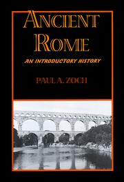 Cover of: Ancient Rome: an introductory history