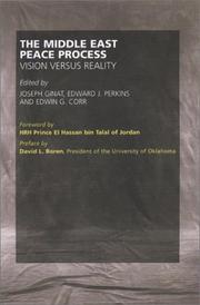 Cover of: The Middle East Peace Process: Vision Versus Reality