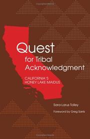 Quest for tribal acknowledgment by Sara-Larus Tolley