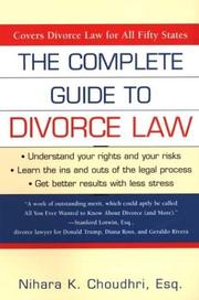 Cover of: The Complete Guide To Divorce Law