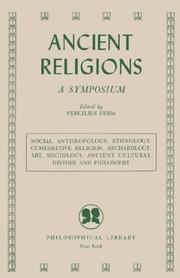Cover of: Ancient Religions: A Symposium