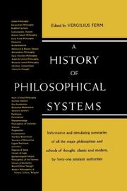 Cover of: A History of Philosolphical Systems